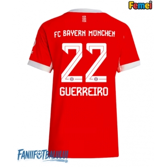 Bayern Munich Raphael Guerreiro #22 Tricou Fotbal Replică 2025-26 Femei Acasa